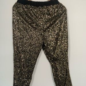 Mustard Seed Sequin Pants size M